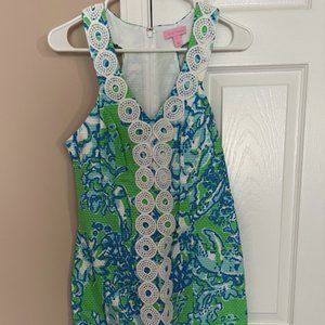 Lilly Pulitzer Trudy Dress in Go Go Green - Size 6